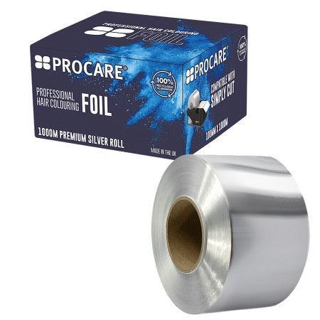 Procare Aluminium Foil ( 100mm x 1000m) – Silver - Allure Hair Supplies