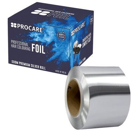 Procare Aluminium Foil (100mm x 500m) - Silver - Allure Hair Supplies