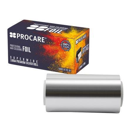 Procare Aluminium Foil Super-wide (120mm x 100m) – Silver - Allure Hair Supplies