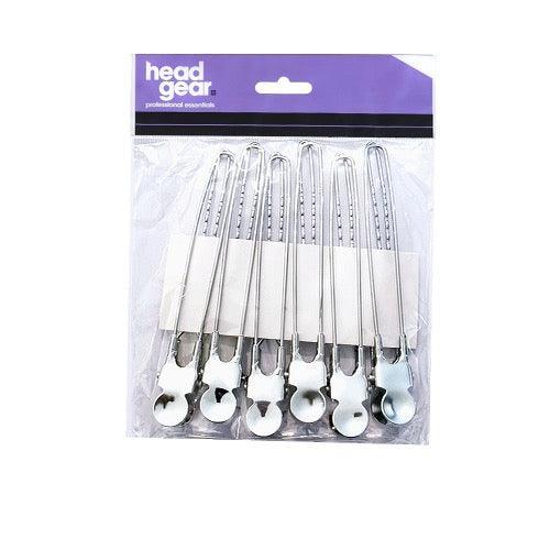 Head Gear Stainless Steel Hair Clip - 6pcs - Allure Hair Supplies