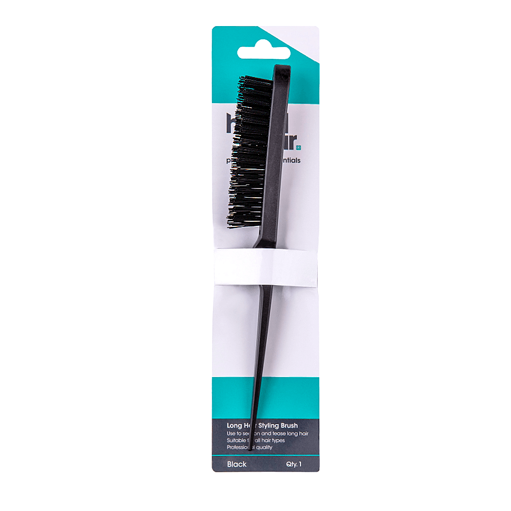Head Gear Long Hair Styling Brush – Black - Allure Hair Supplies