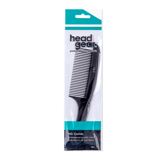 Head Gear No.5 Large Handle Comb – Black