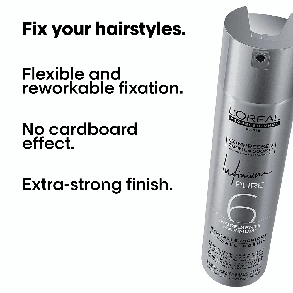 Infinium Pure Hairspray 300ml - Extra Strong - Allure Hair Supplies