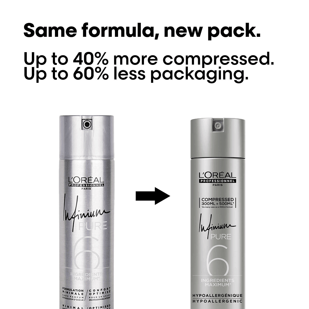 Infinium Pure Hairspray 300ml - Extra Strong - Allure Hair Supplies