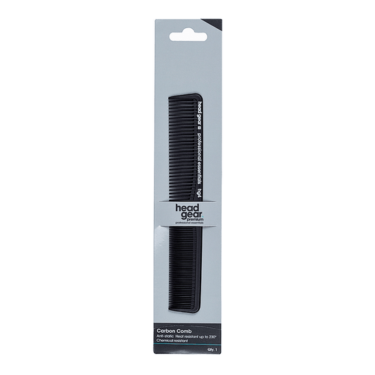 Head Gear HG 4 Small Carbon Cutting Comb - Allure Hair Supplies