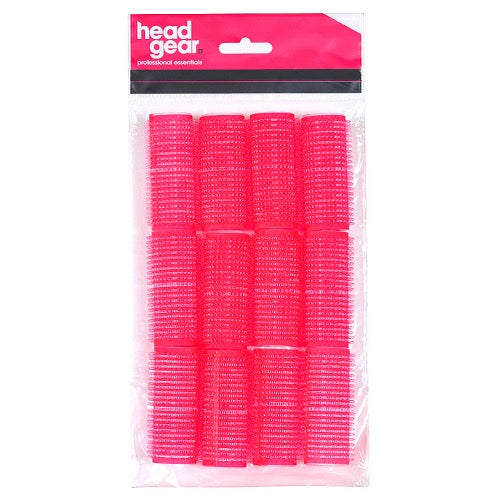 Head Gear Velcro Roller Pink 24mm - 12 pack