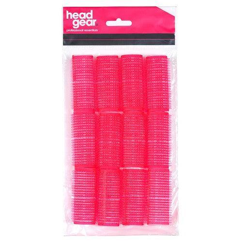 Head Gear Velcro Roller Pink 24mm - 12 pack - Allure Hair Supplies