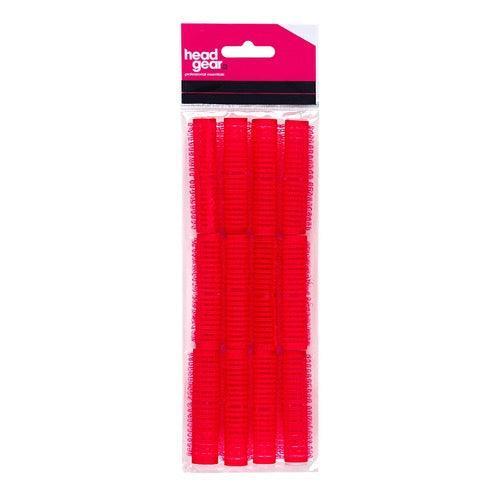 Head Gear Velcro Roller Red - small 13mm - 12 pack - Allure Hair Supplies