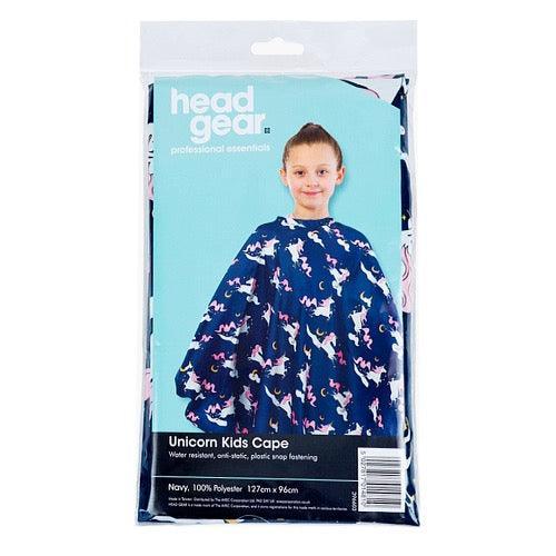 Head Gear Kids Cape - Unicorns - Allure Hair Supplies