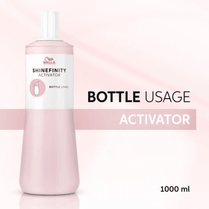 Shinefinity Activator Bottle Usage - 1 Ltr - Allure Hair Supplies