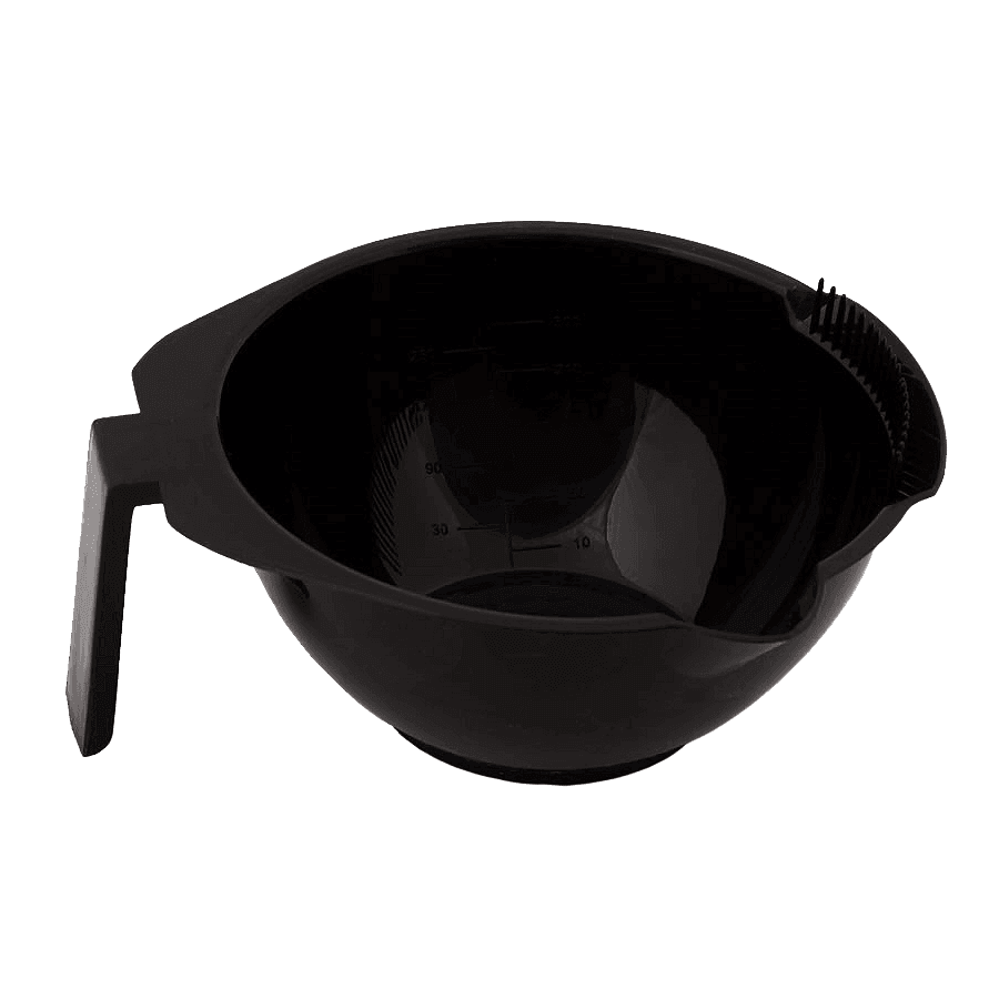 Tint Bowl With Handle - Black - Allure Hair Supplies