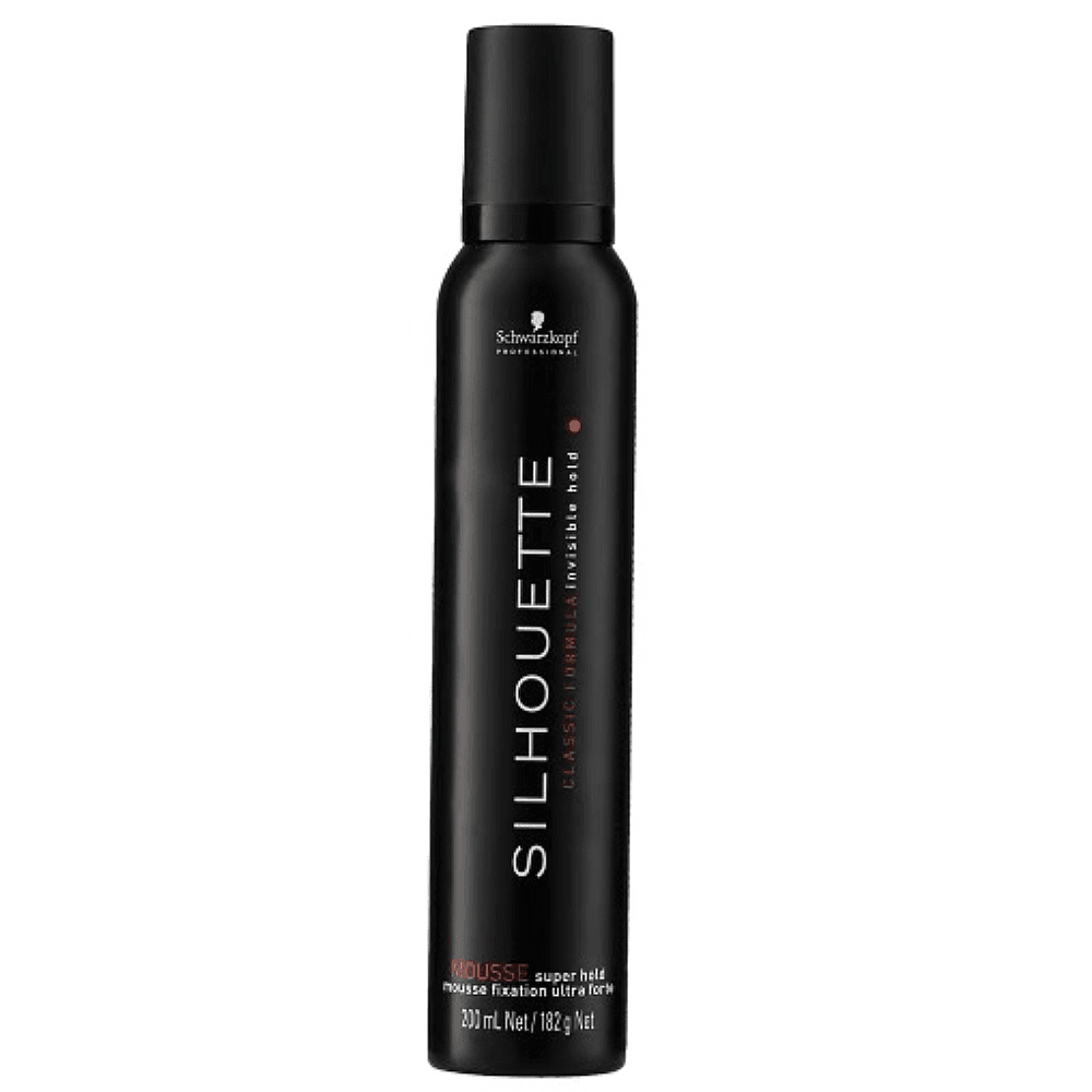 Silhouette Super Hold Mousse - 200ml - Allure Hair Supplies