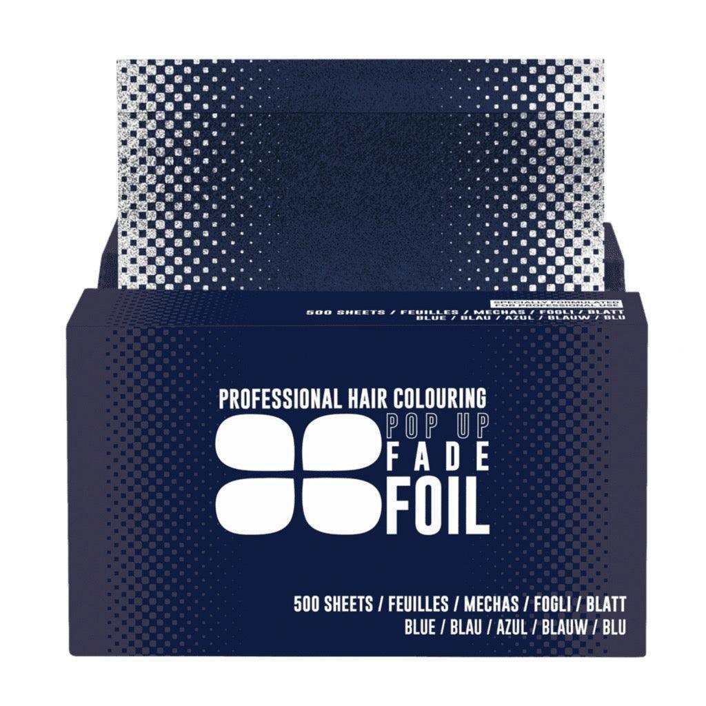 Embossed Blue Pop Up Fade Foil (130MM X 280MM) – 500 Sheets - Allure Hair Supplies