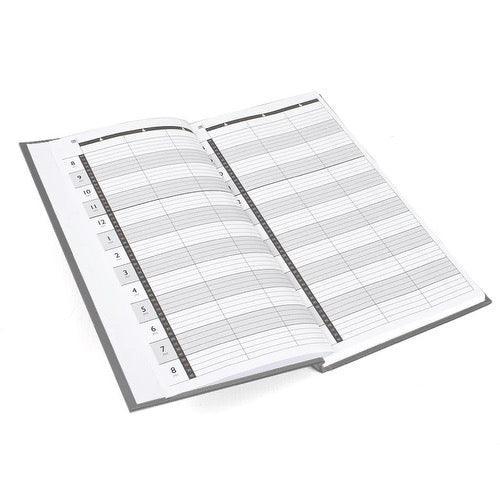Appointment Book 3 Column Grey – Small - Allure Hair Supplies