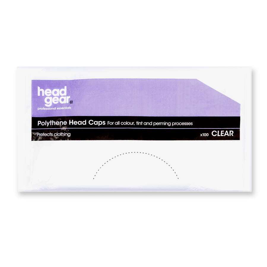 Polythene Head Caps (x100 – clear) - Allure Hair Supplies