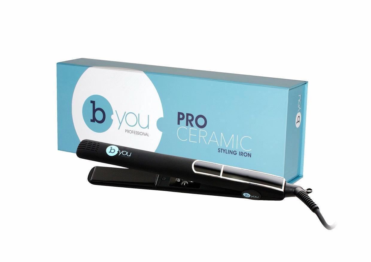 BYou Pro Ceramic Styling Iron – Black - Allure Hair Supplies