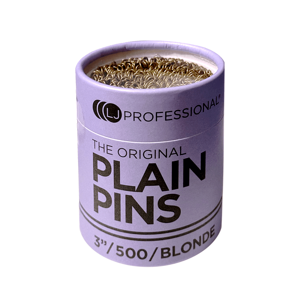 The Original Blonde Plain Pins 3" - 500pcs - Allure Hair Supplies