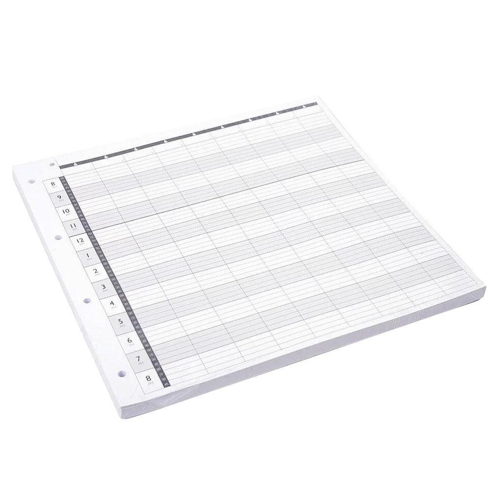 Loose Leaf Refill 9 Column LL9 – 100 Sheet - Allure Hair Supplies