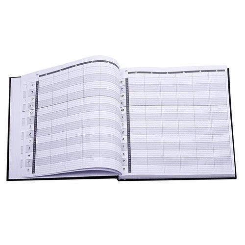 Appointment Book 6 Column Black – Large - Allure Hair Supplies