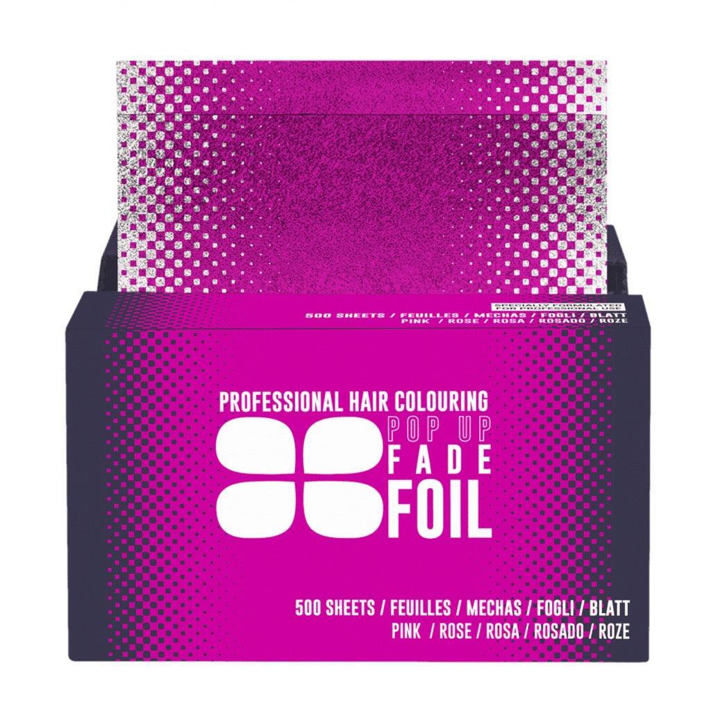 Embossed Pink Pop Up Fade Foil (130MM X 280MM) – 500 Sheets - Allure Hair Supplies