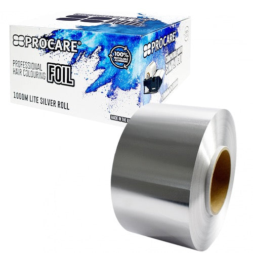 Lite Hair Foil Roll (100mm X 1000m) – Silver