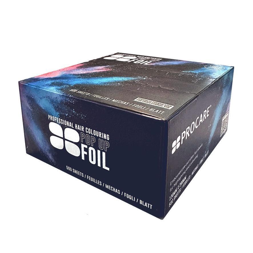 Procare Embossed Silver Pop Up Foil (130MM X 280MM) – 500 Sheets - Allure Hair Supplies