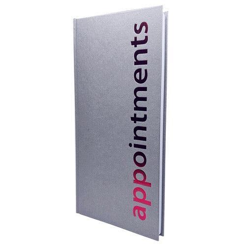 Appointment Book 3 Column Grey – Small - Allure Hair Supplies