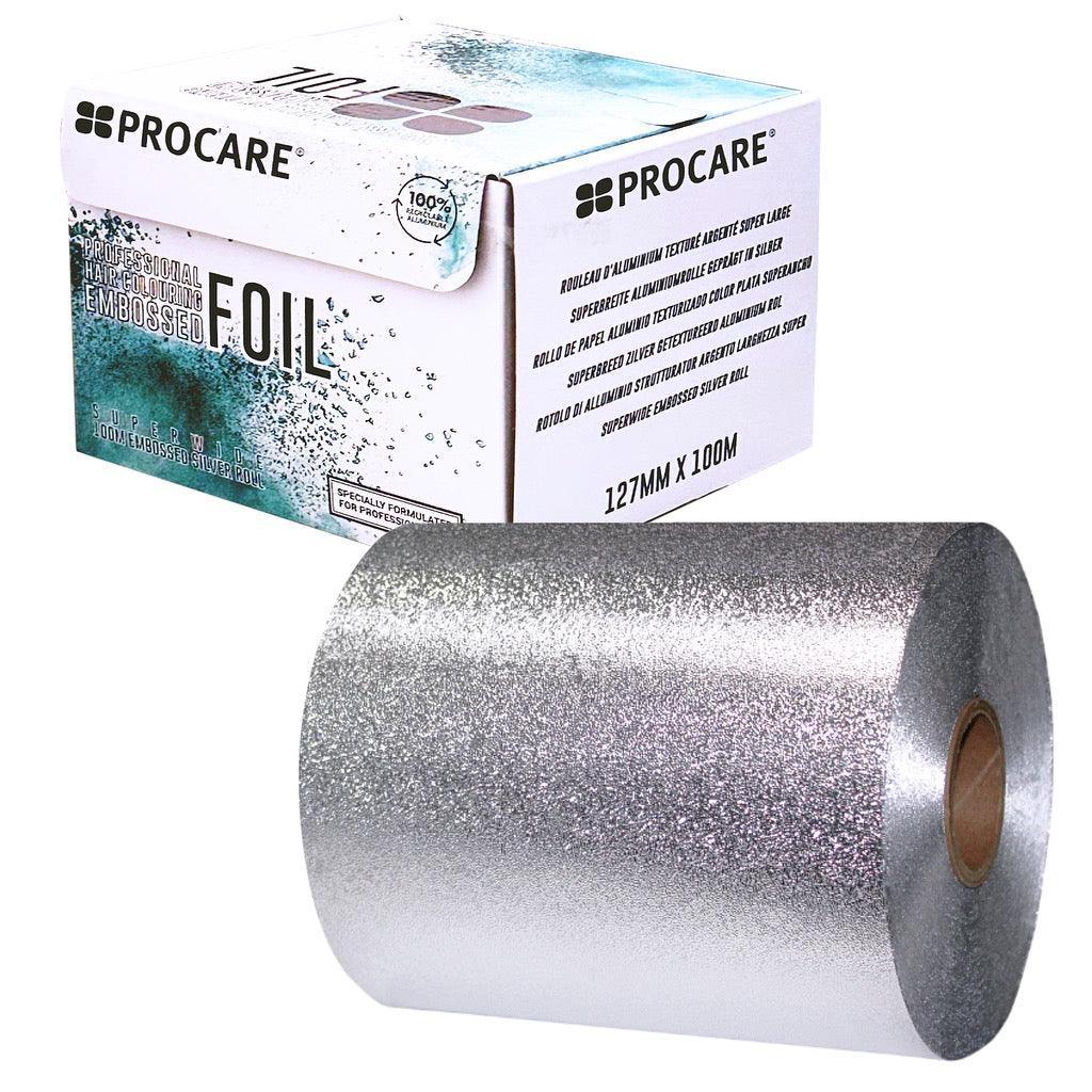 Superwide Embossed Foil Roll (127mm x 100m) - Allure Hair Supplies