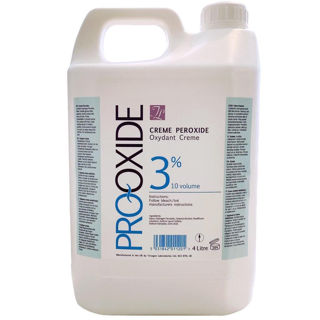 Creme Pro-Oxide Oxydant 3% 10 Vol 4 Ltr