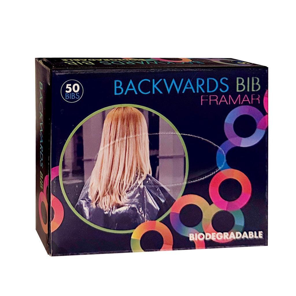 Framar Backwards Bibs Clear – 50 Bibs - Allure Hair Supplies