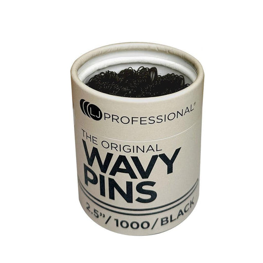 The Original WAVY PINS 2.5"/ 1000 – Black - Allure Hair Supplies