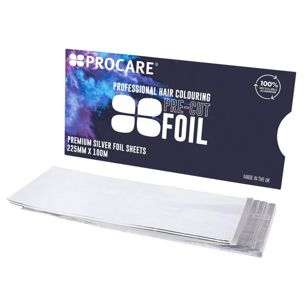 Hair Foil Strips Silver 225mm x 100mm - Allure Hair Supplies