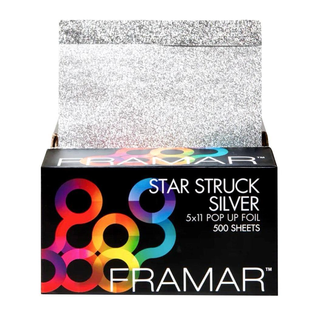 Star Struck Silver 5x11 Pop Up Foil – 500 sheets - Allure Hair Supplies