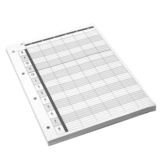 Loose Leaf Refill 6 Column LL6 – 100 Sheet - Allure Hair Supplies