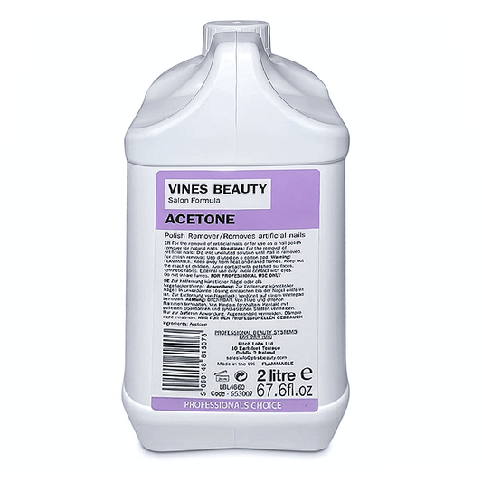 Acetone - 2L - Allure Hair Supplies