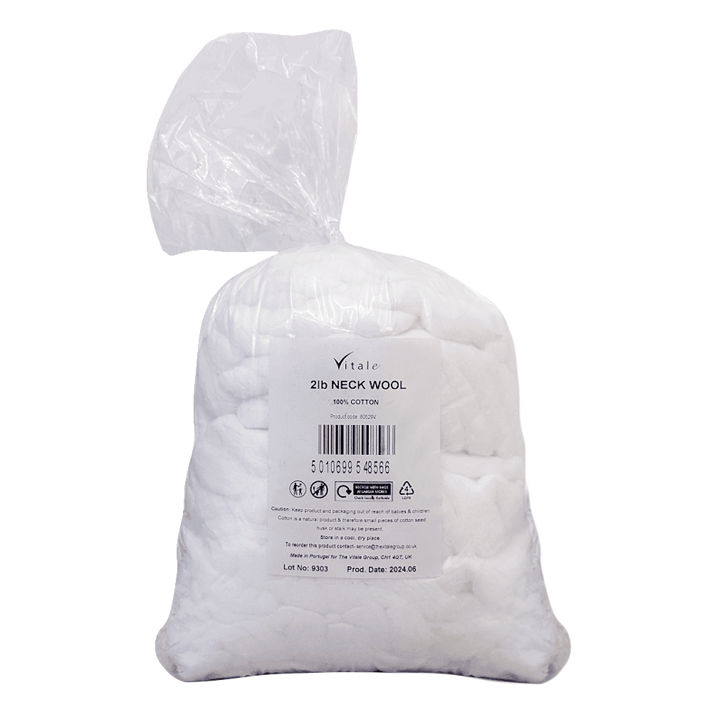 100% Pure Cotton Neck Wool - 2lb - Allure Hair Supplies