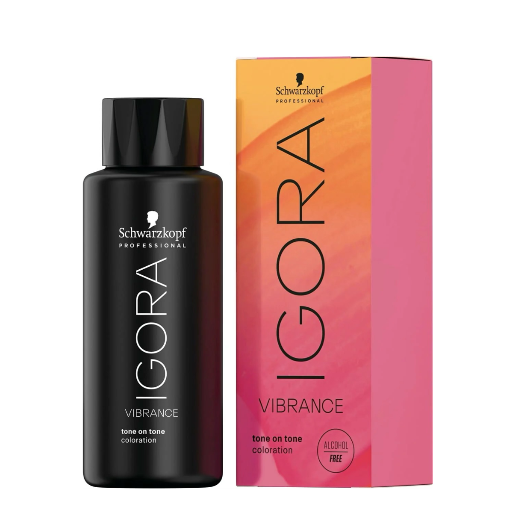 Schwarzkopf Gora Vibrance hair color bottle and packaging on a white background