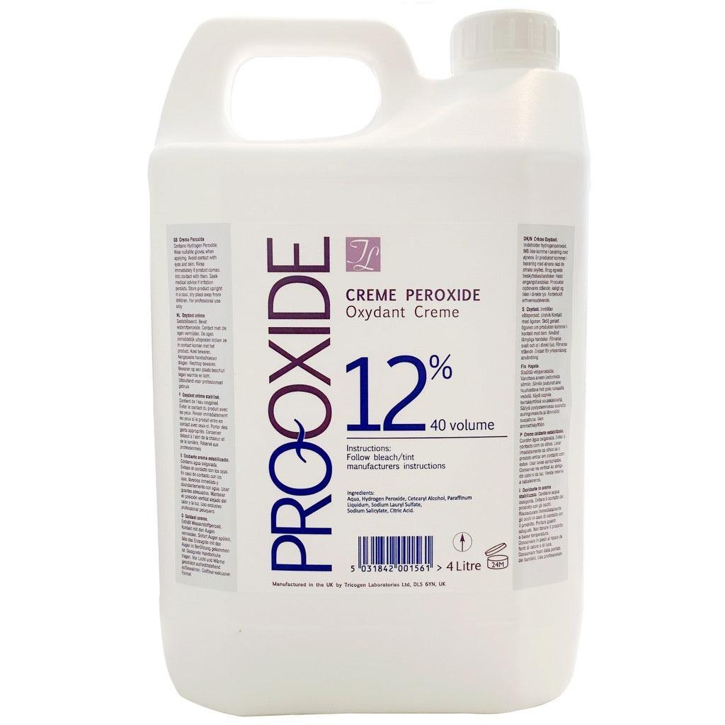 Creme Pro-Oxide Oxydant 12% 40 Vol 4 Litre