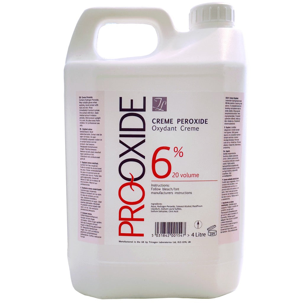 tricogen pro-oxide 6% 20 Vol 4 litre