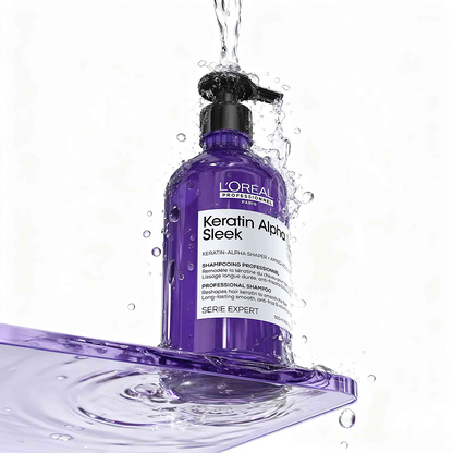 Keratin Alpha Sleek Professional Shampoo 500ml – Sulfate-Free Frizz Control