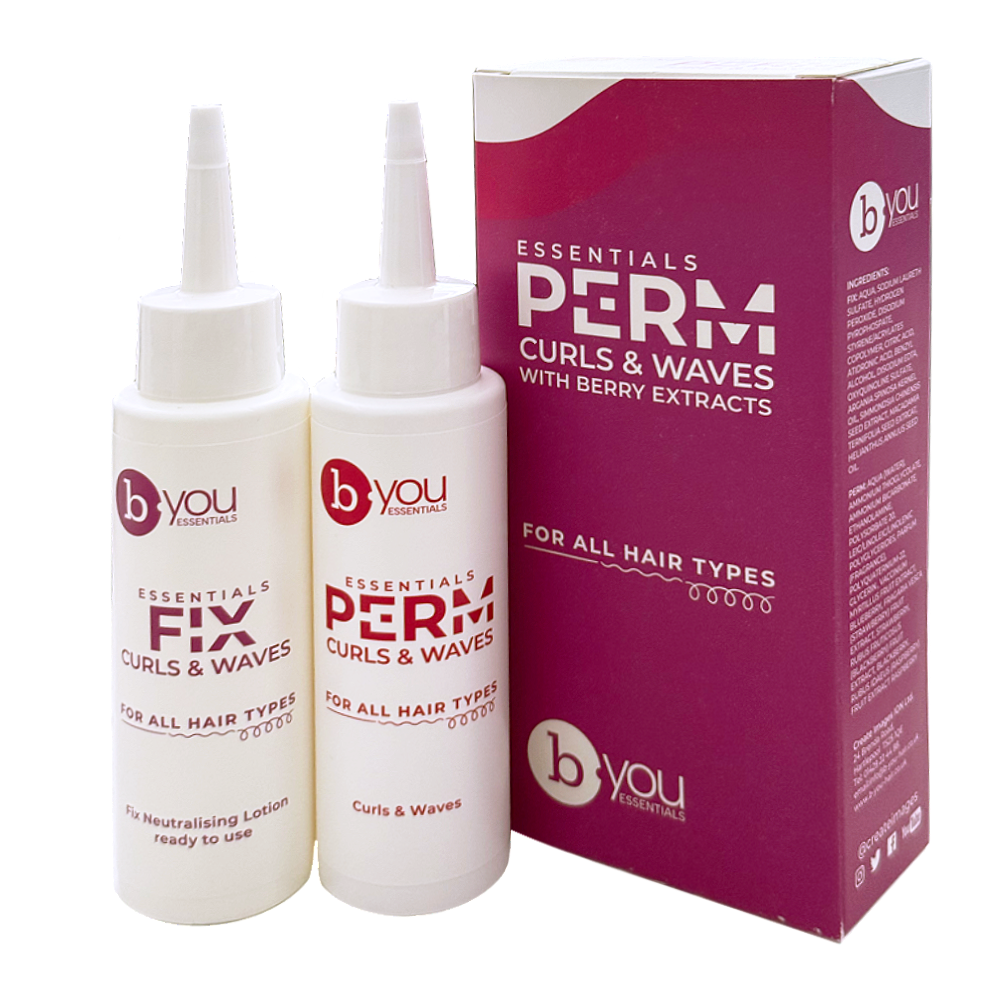 Byou Perm Kit for Curls & Waves – Berry Extract - Allure Hair Supplies 