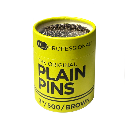 The Original Brown Plain Pins 3" - 500pcs