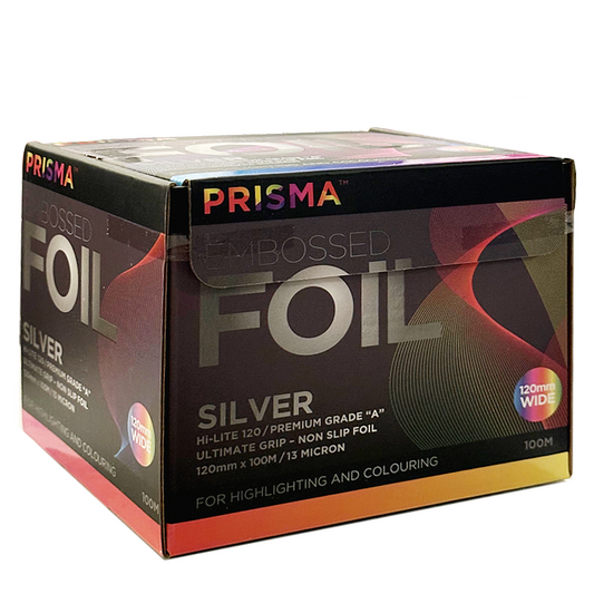 Premium Embossed Foil Silver (120mm x 100m)