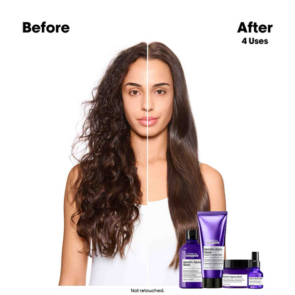 Keratin Alpha Sleek Shampoo Refill 1L – Sulfate-Free Anti-Frizz Professional Care