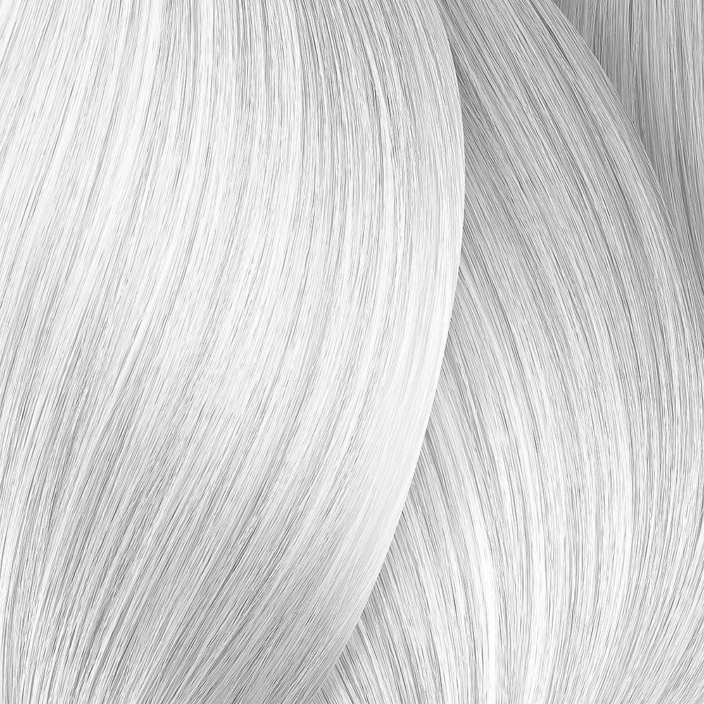 Close-up of gray hair strands on a white background