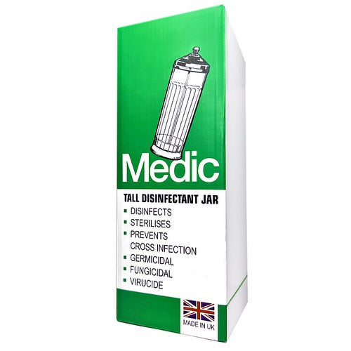 Medic Tall Disinfectant Jar - 1.09L