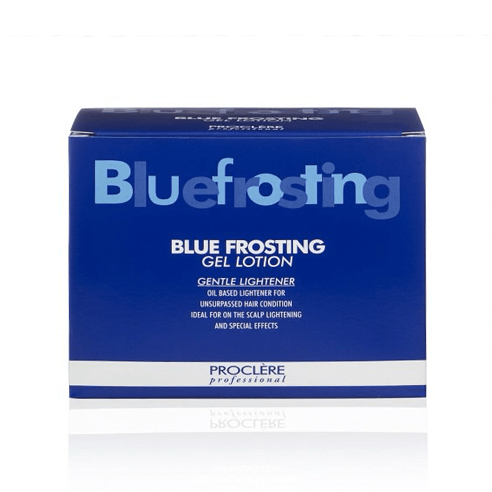 Blue Frosting Gel Lotion - 6 Lotions, 12 Sachets - Allure Hair Supplies 