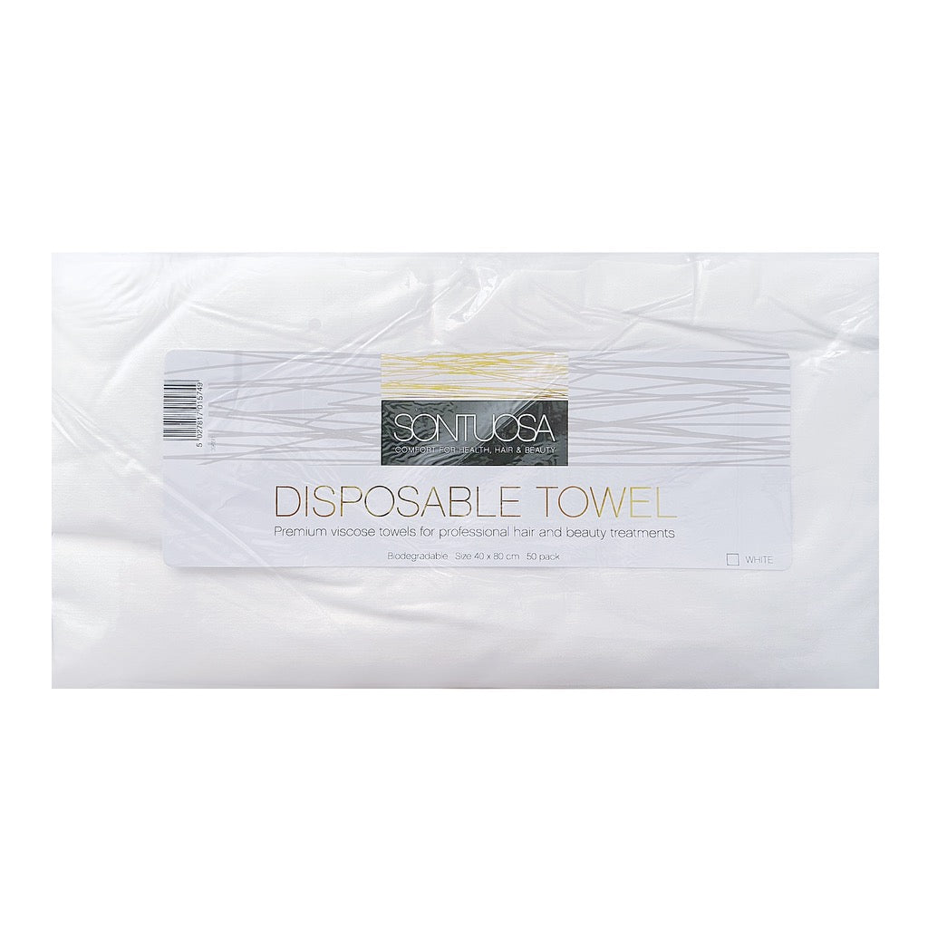 Sontuosa Disposable White Towels - 50 pack