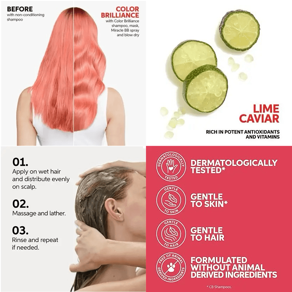 Color Brilliance Conditioner 1L - Fine to medium coloured hair - Allure Hair Supplies 