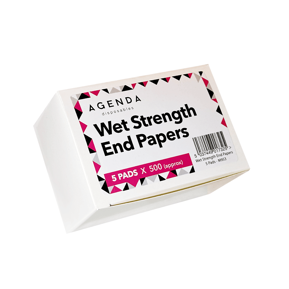 Wet Strength End Papers 5 Pads x 500 - Allure Hair Supplies 